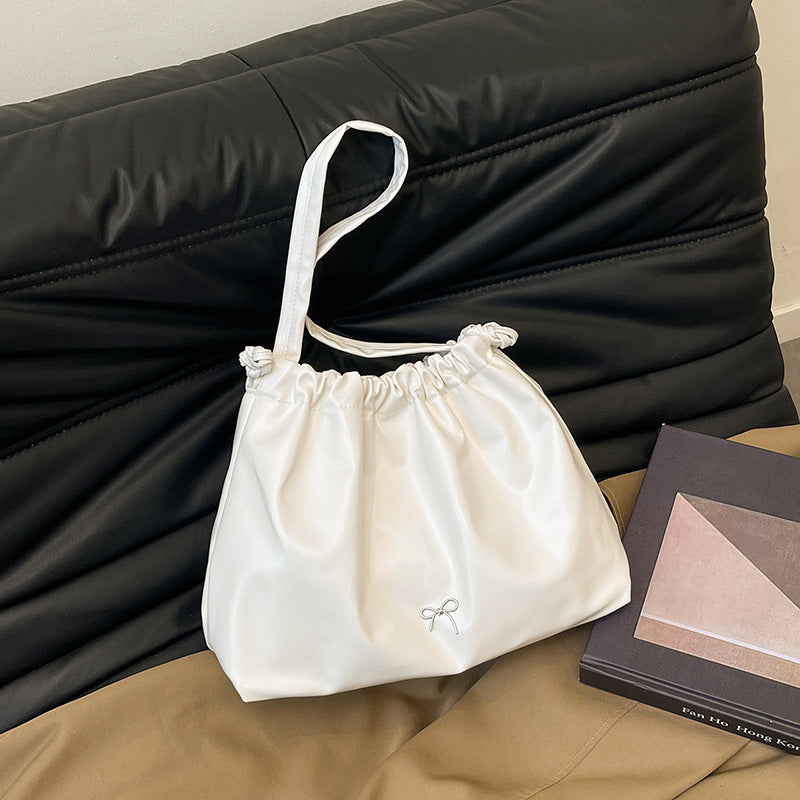 WoElegant Ruched Handheld Bag Bowlift