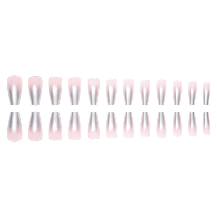 Metallic Stiletto Press-On Nails Bowlift