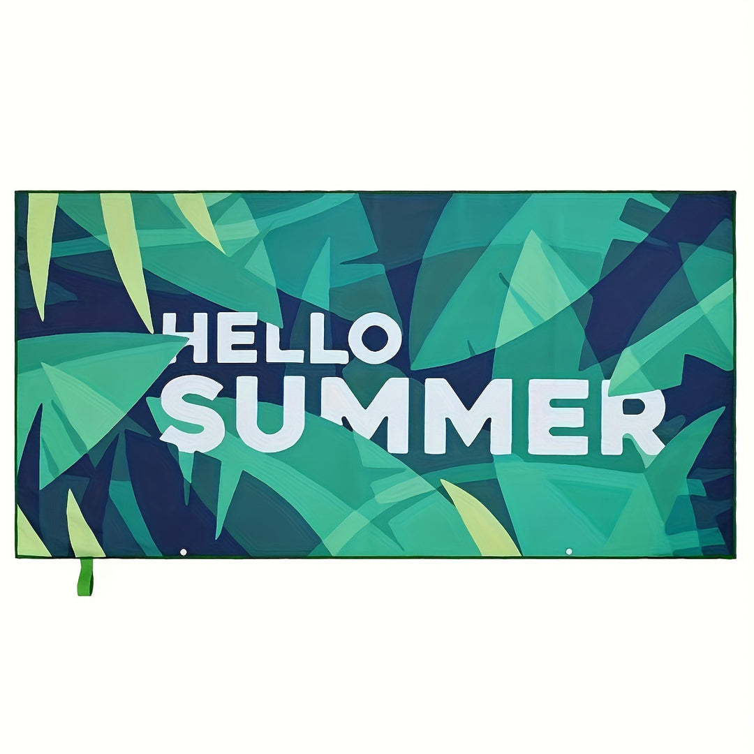 Women's beach blanket with colorful surf design Bowlift