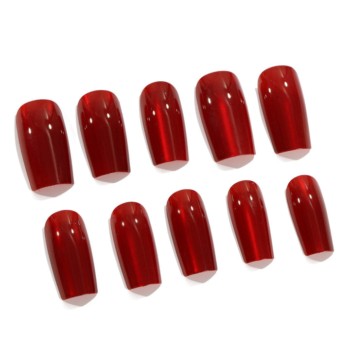 Elegant artificial nails with a luxurious glossy finish Bowlift