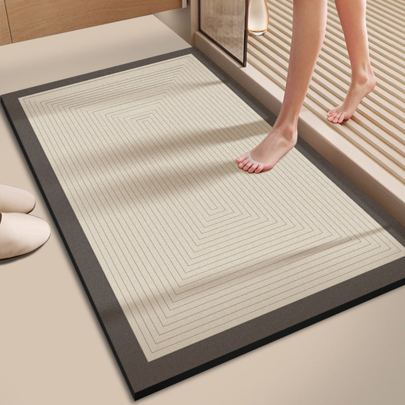 Absorbent Bathroom Floor Mat Bowlift