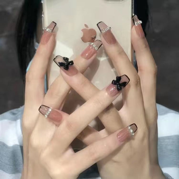 Glamorous Heart Nail Tips Bowlift