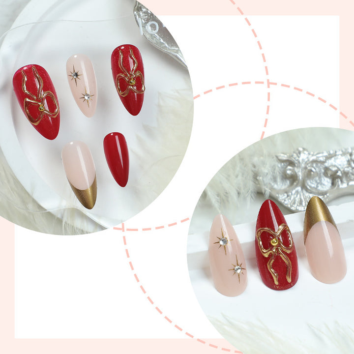 Creative artistic nail design with stylish motifs Bowlift