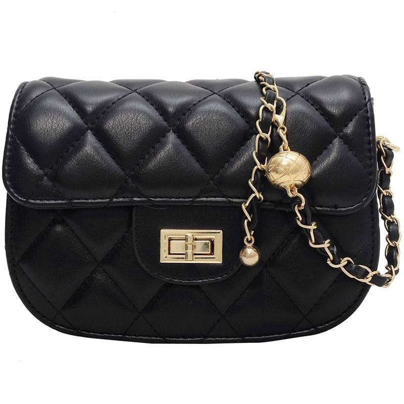 Quilted Chain-Strap Shoulder Bag Bowlift