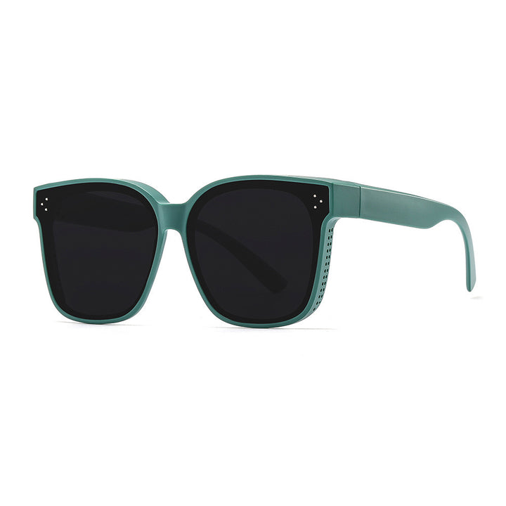 Women's fashionable square sunglasses with UV protection and comfortable temples Bowlift