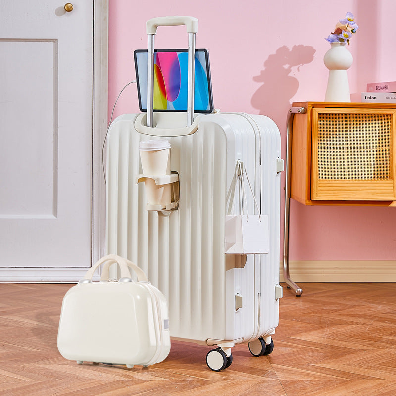 Smart Roller Luggage with Integrated USB Charging Port Bowlift