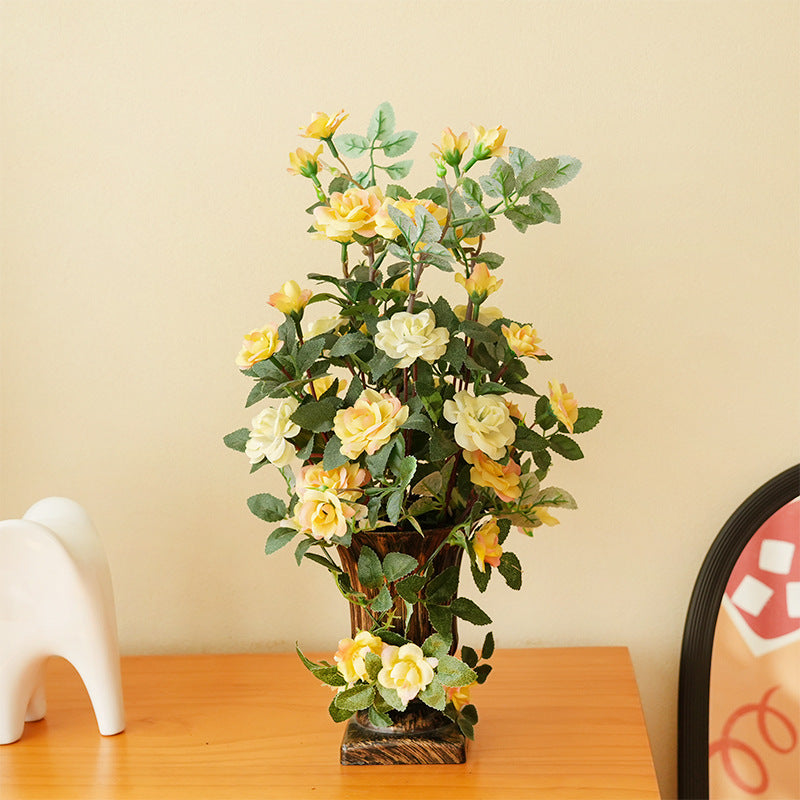 Elegant Artificial Rose Bowlift