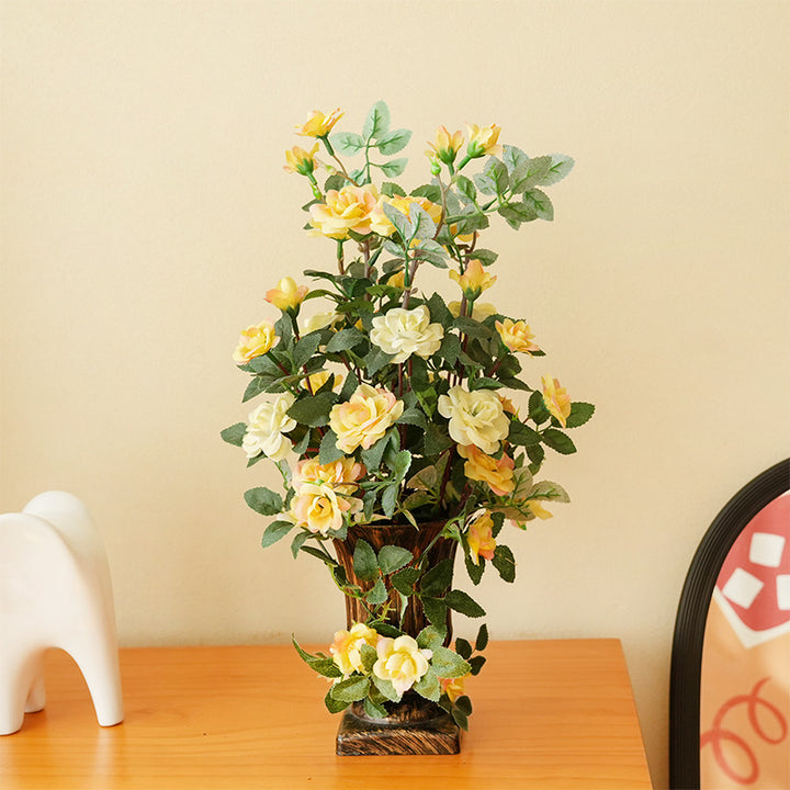 Elegant Artificial Rose Bowlift