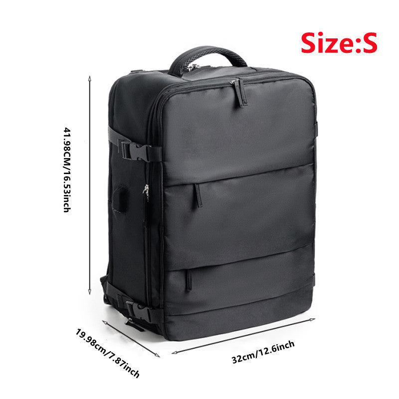 Multi-Compartment Travel Backpack Bowlift