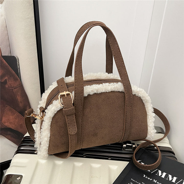 WoCozy Plush Texture Handbag Bowlift