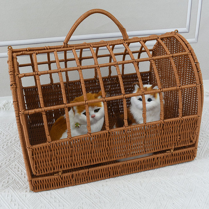 Decorative Wicker Storage Bowlift