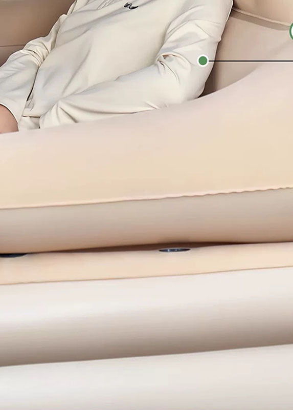 automatic inflation elevated inflatable air bed with upright backrest and integrated pillow supports Bowlift