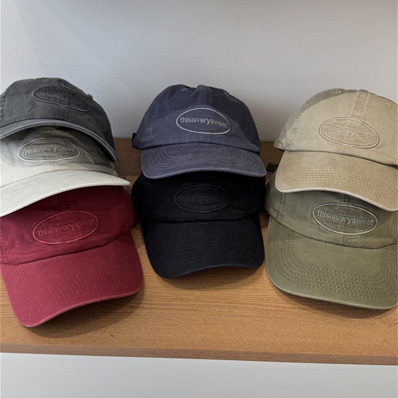 Men's Casual Distressed Cotton Baseball Cap Bowlift