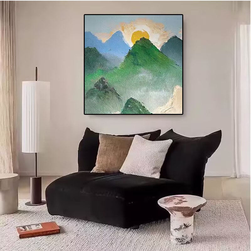 Majestic Mountain Landscape Canvas Art