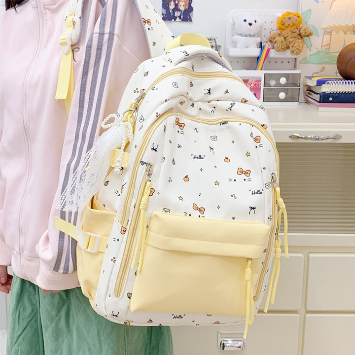 Leisure backpack with charming design and practical compartments Bowlift