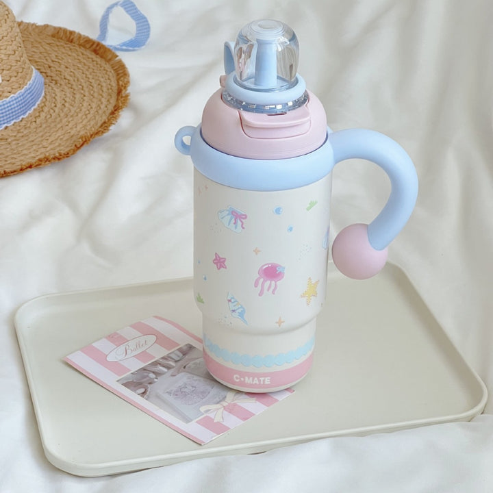 Women Insulated Drinking Bottle with Creative Components Bowlift