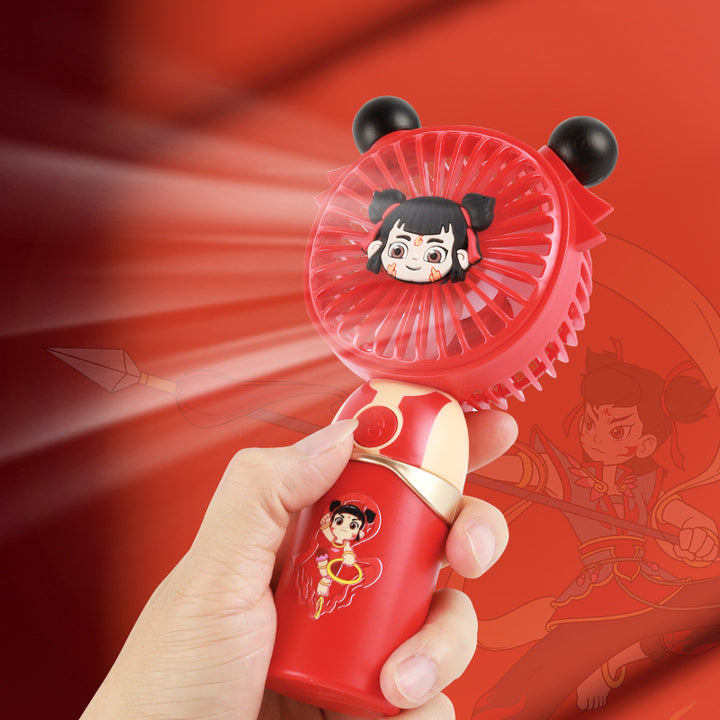 Ladies portable handheld fan with character design Bowlift