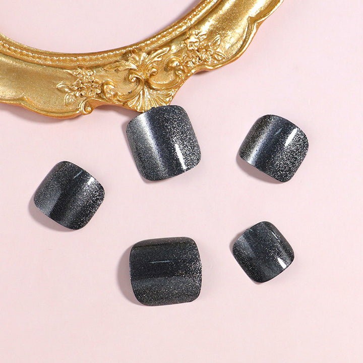 Glittered Press-On Toe Nails Bowlift