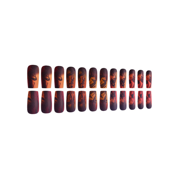 Artistic Abstract Press-On Nails Bowlift