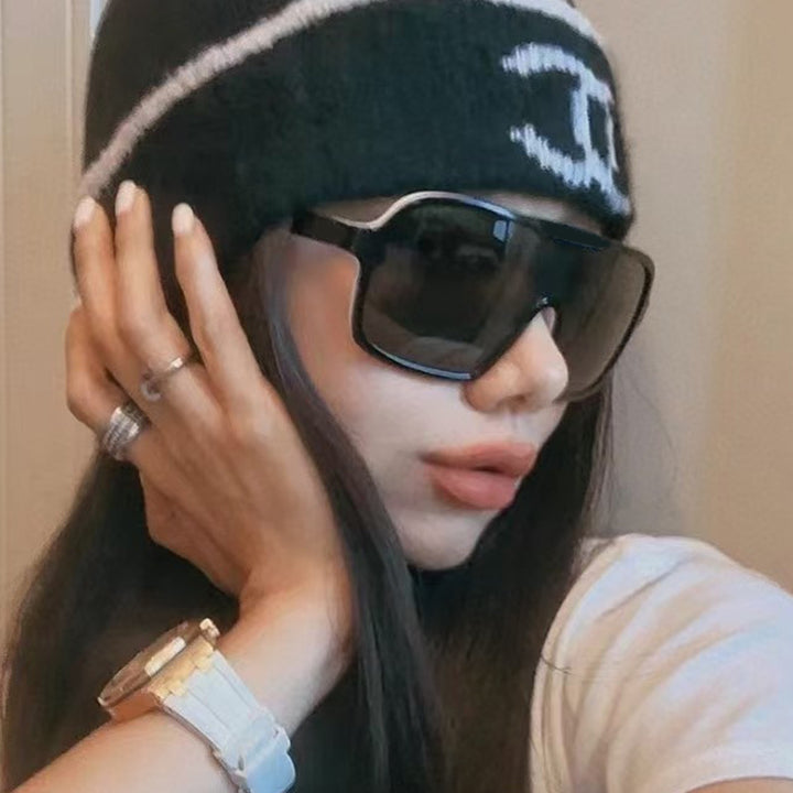 Women oversized sunglasses with wide frame Bowlift