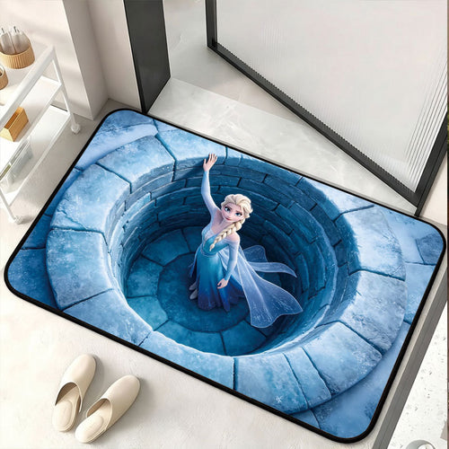Cartoon-Themed Plush Bath Mat