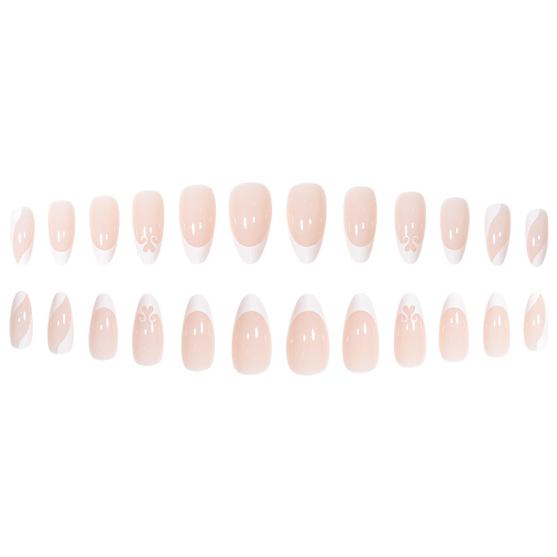 Premium Long Stiletto Press-On Nails with Elegant Design Bowlift