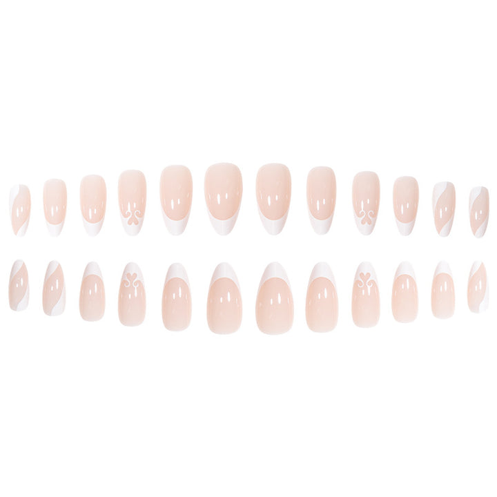 Premium Long Stiletto Press-On Nails with Elegant Design Bowlift