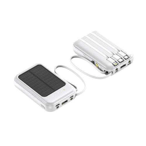 Portable solar charger with multifunctional connections Bowlift