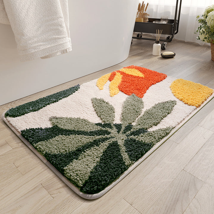 Cute Strawberry Pattern Bath Mat Bowlift