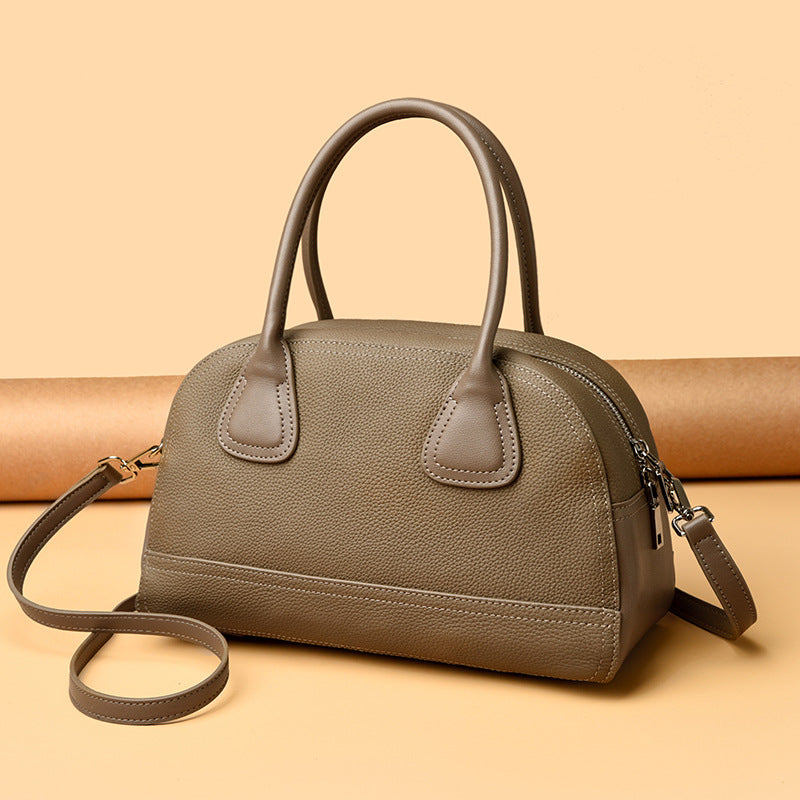 Textured Leather Doctor Bag Bowlift