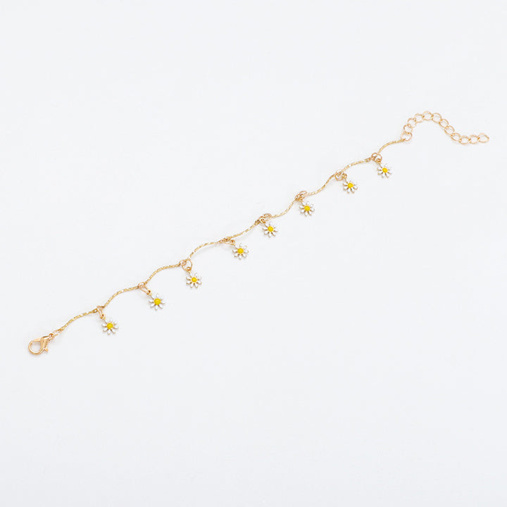 Floral Charm Anklet Bowlift