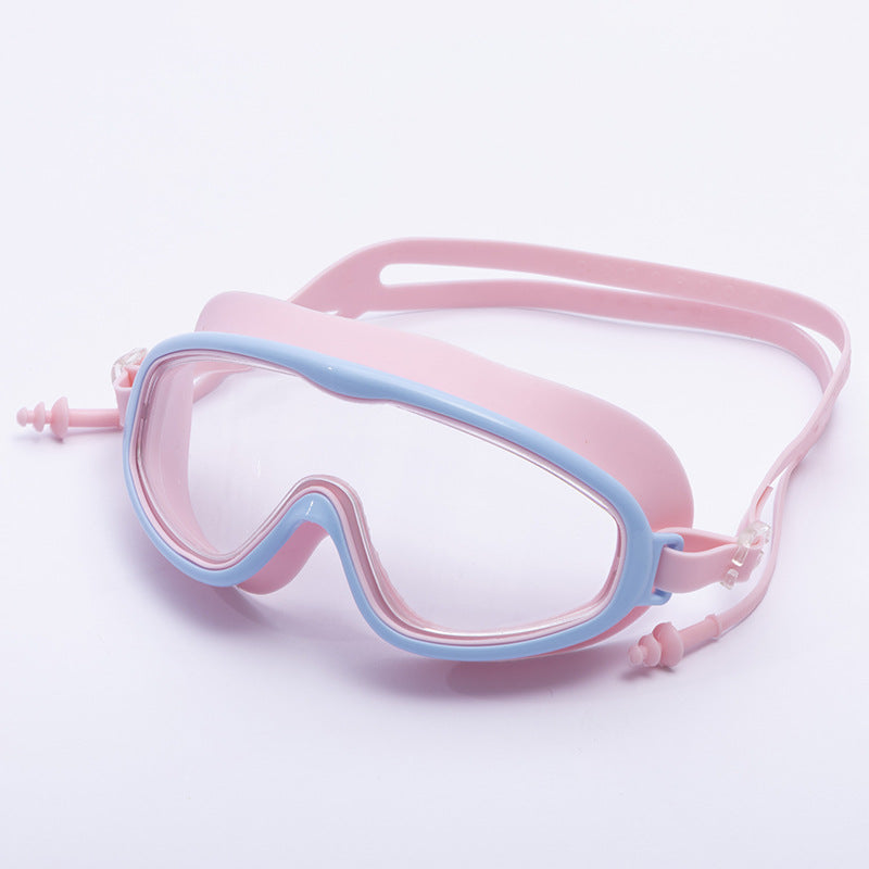 High-performance swimming mask with extensive field of vision Bowlift