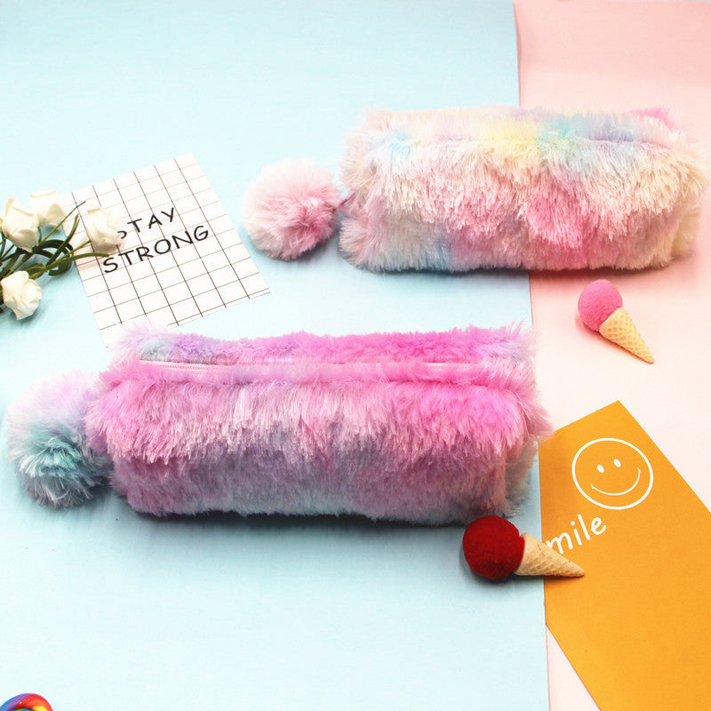 Plush Fluffy Pencil Case Bowlift