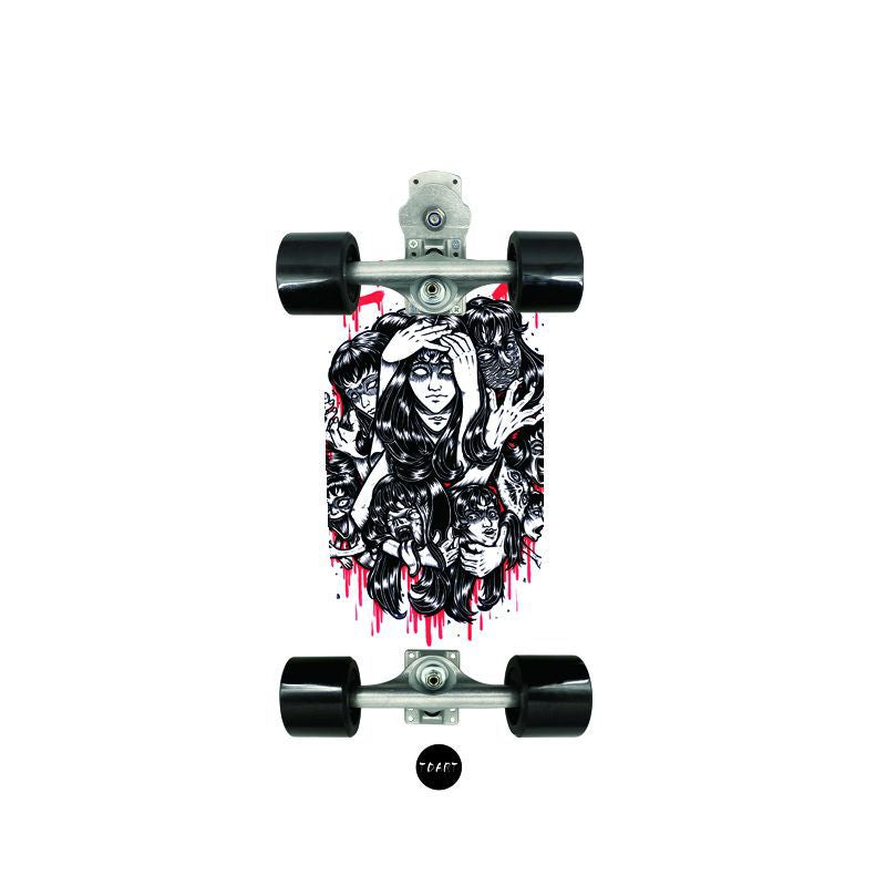 Retro-Inspired Mini Cruiser Skateboard Bowlift