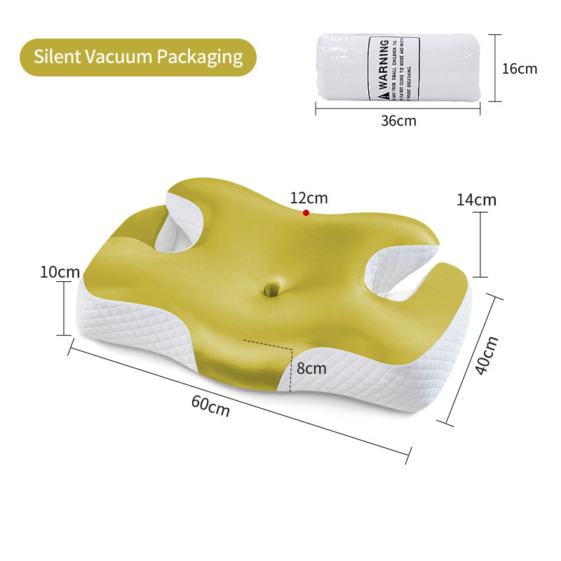 Ergonomic Neck And Shoulder Sleep Pillow With Cooling Gel Surface Bowlift