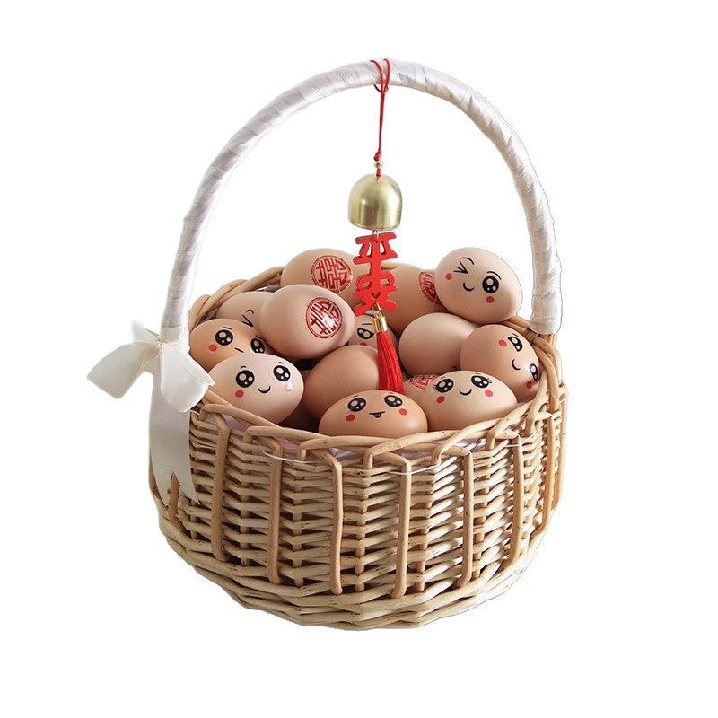 Ladies natural basket with decorative bow decoration Bowlift