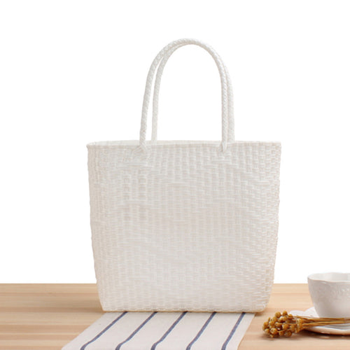 Braided shopping bag with structured design Bowlift