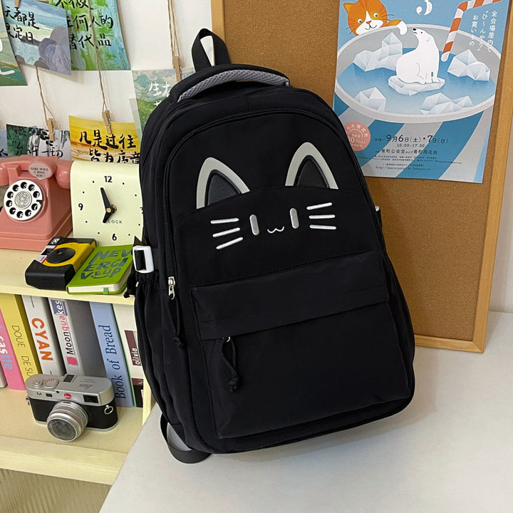 Whimsical Cat-Themed Backpack
