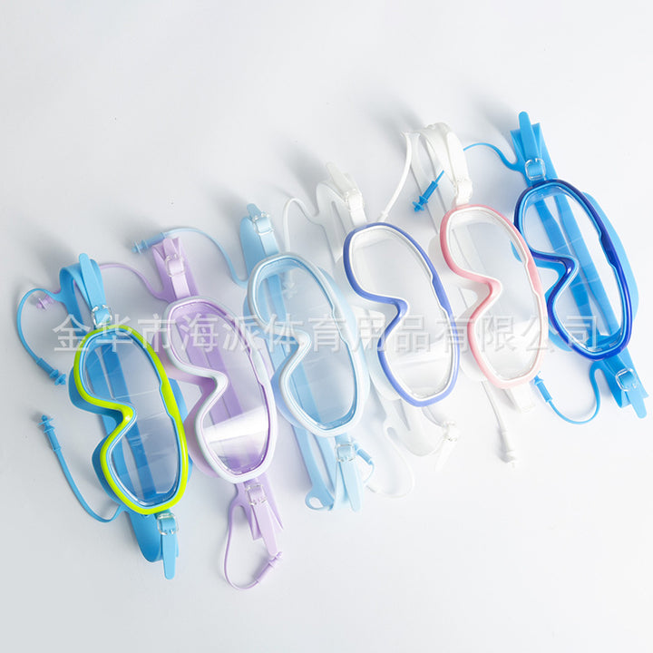 Comfortable swimming goggles with adjustable headband Bowlift