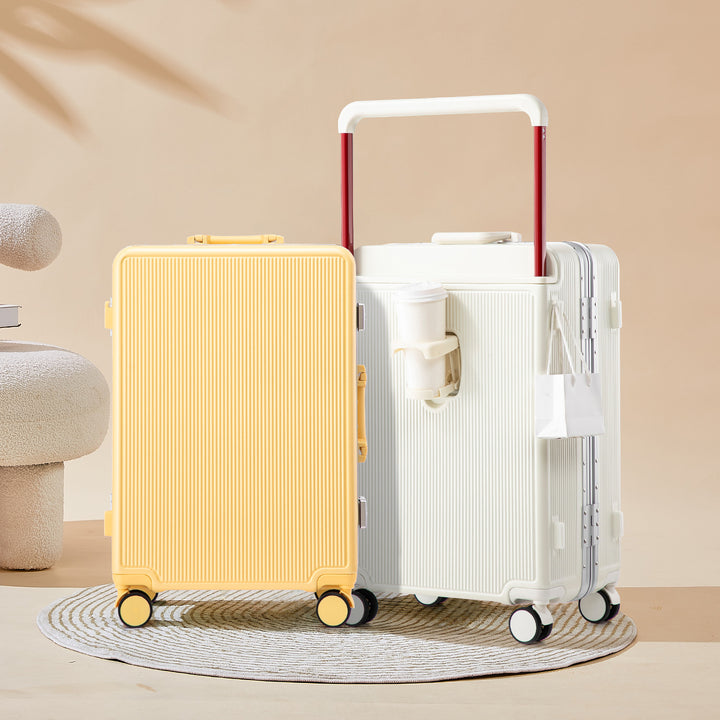 Compact Rolling Cabin Suitcase Bowlift