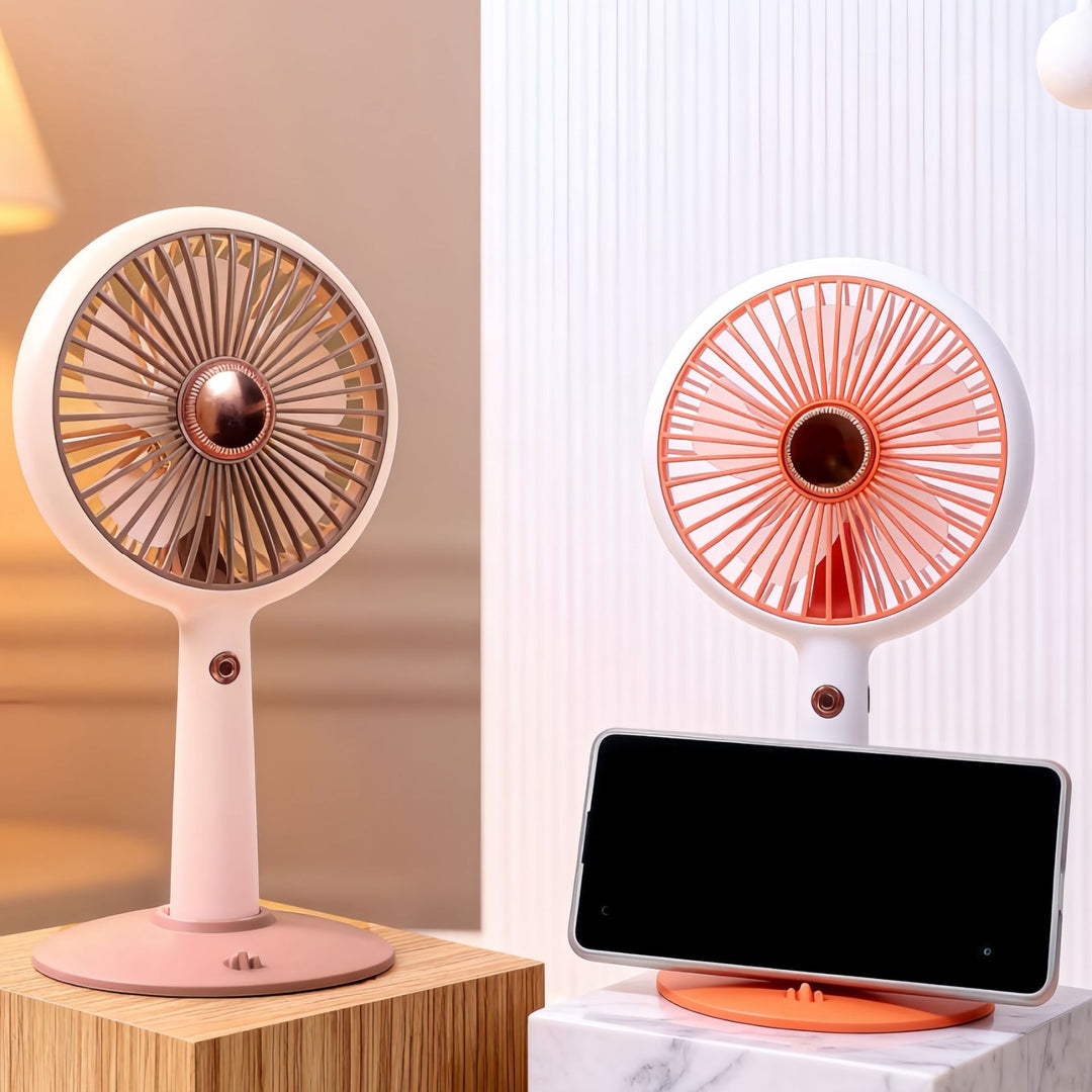 Women's Portable Table Fan with Adjustable Tilt Angle Bowlift