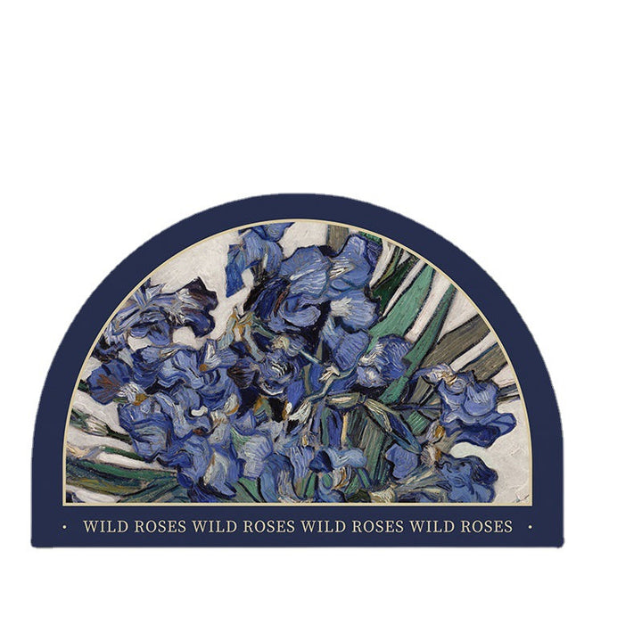 Floral Design Shower Mat Bowlift