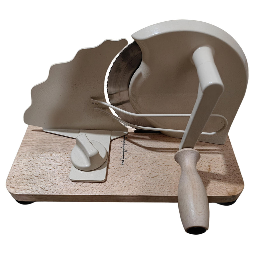 Rotary Hand Crank Meat And Cheese Slicer With Adjustable Thickness