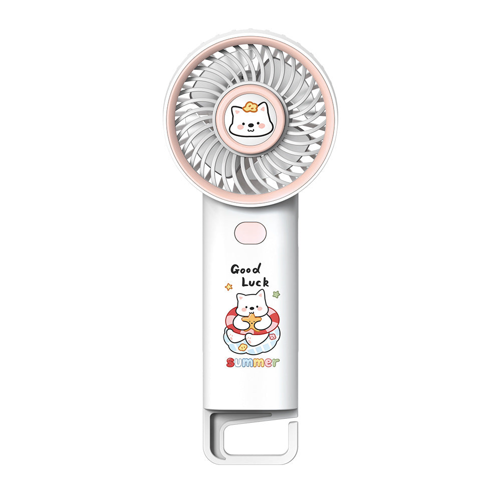 women's portable mini fan with cute cat design Bowlift