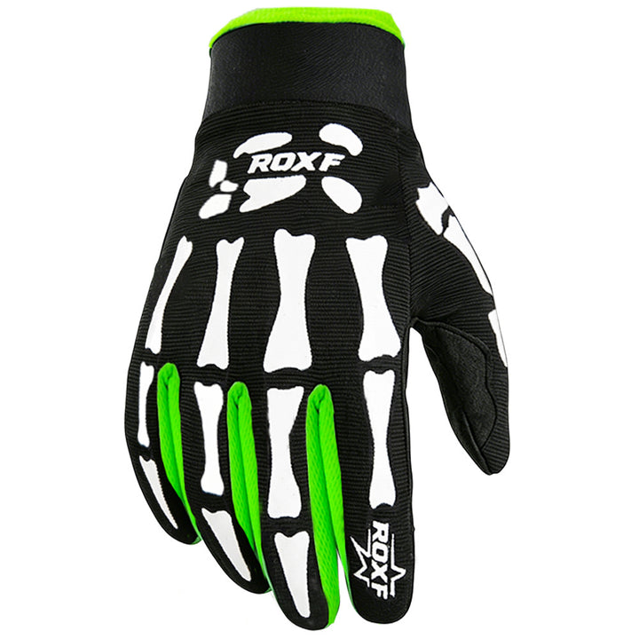 Skeleton Print Lightweight Full-Finger Cycling Gloves Bowlift