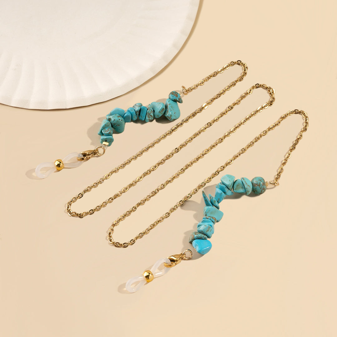 Gem-Accent Eyewear Chain Bowlift
