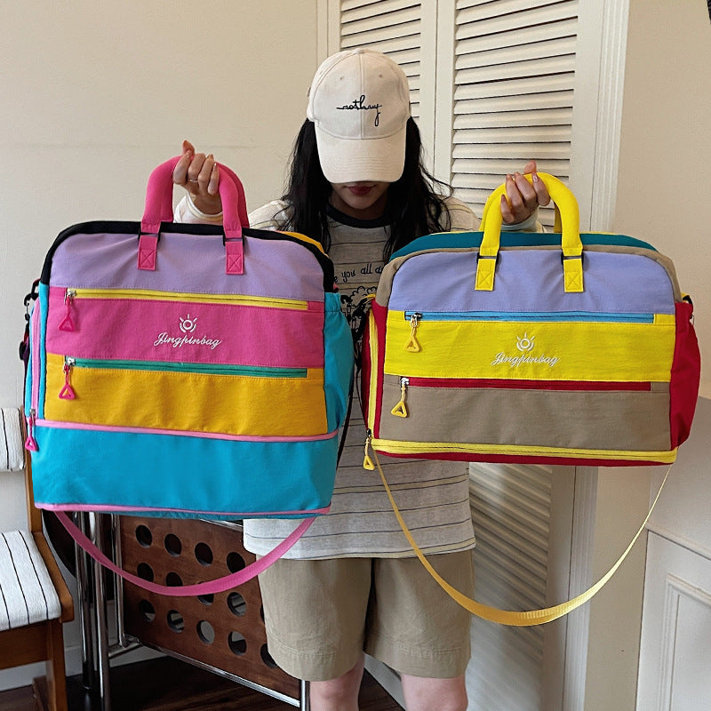 Versatile Multi-Pocket Travel Duffle Bag