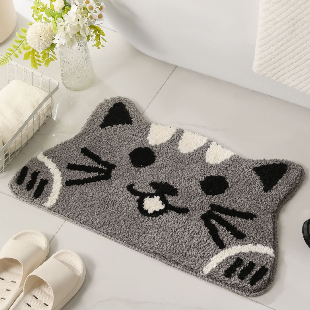 Playful Cartoon Bath Mat Bowlift