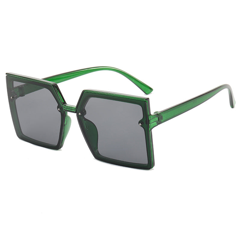 Women's stylish oversized sunglasses with geometric design Bowlift