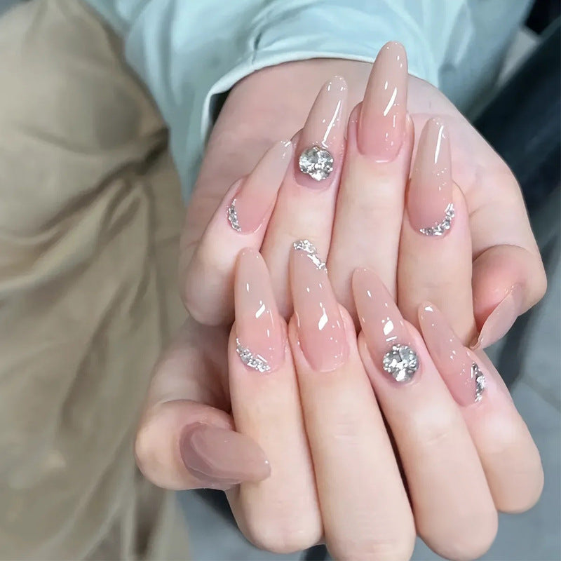 Ombre Press-On Nails with Glossy Finish Bowlift